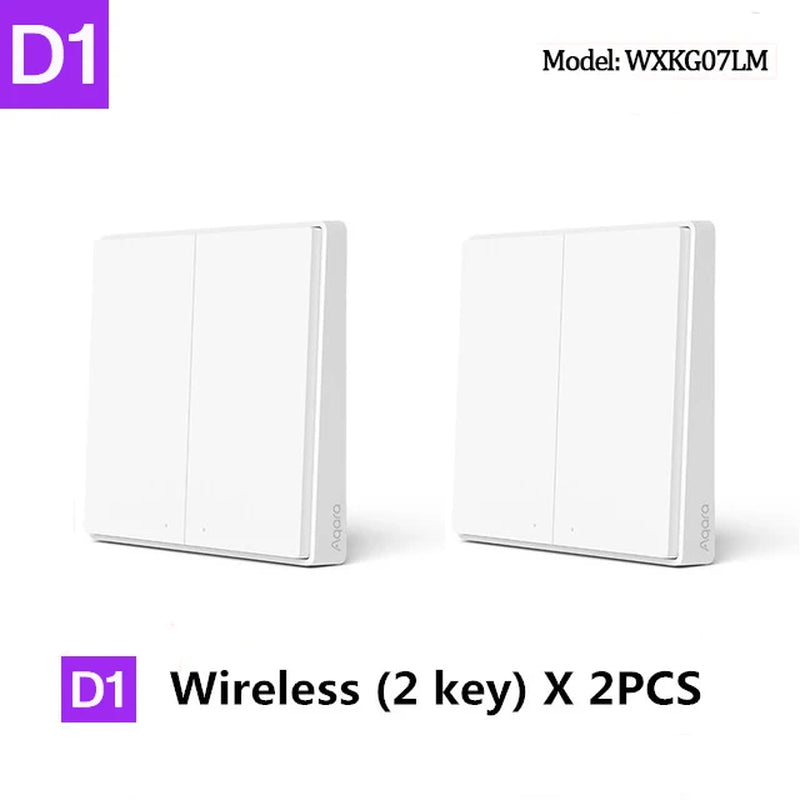 Wall Switch Zigbee Wireless Switch Key Smart Home Zero Line Fire Wire Light Switch Remote Control for Mijia Homekit