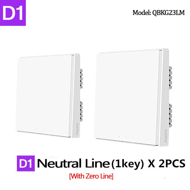 Wall Switch Zigbee Wireless Switch Key Smart Home Zero Line Fire Wire Light Switch Remote Control for Mijia Homekit