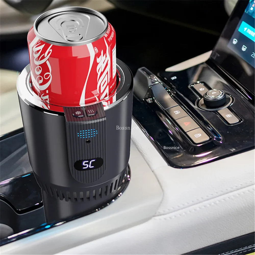 24V Car Heating Cooling Cup Warmer Cooler Smart Cup Mug Holder Tumbler Cooling Beverage Drinks Cans Summer Drink