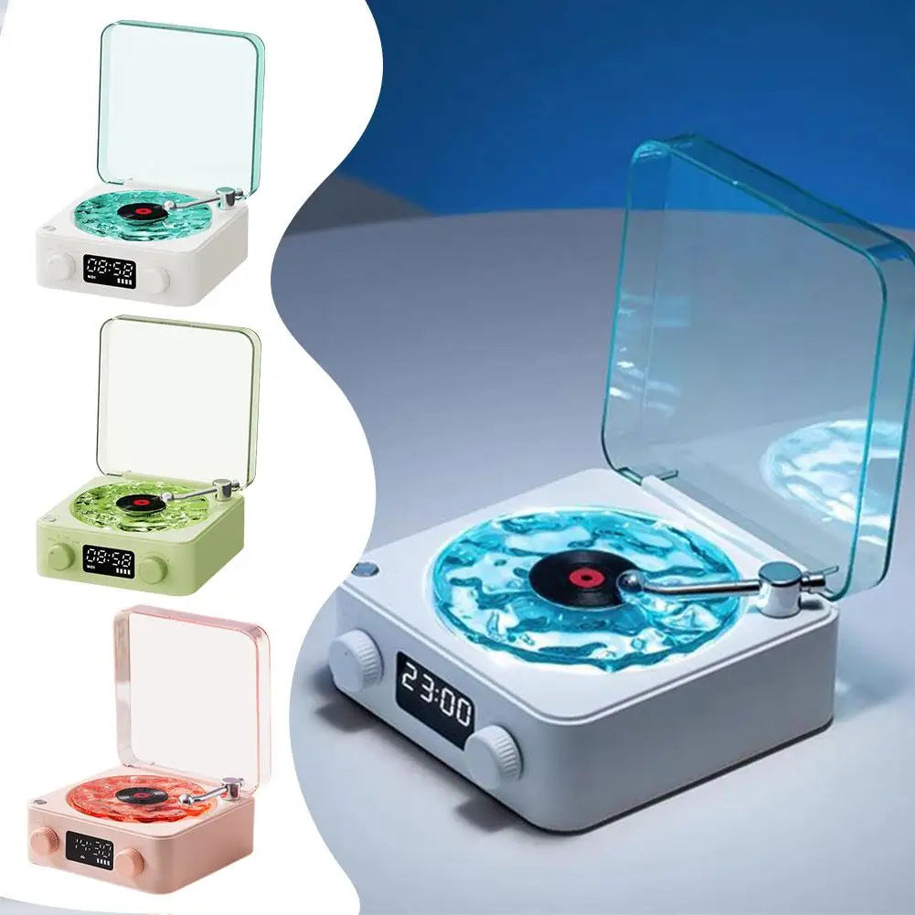 Vinyl Record Player Wireless Retro Sleep Aid Speakers Music Center White Noise W Bluetooth Light Sound Speaker Surroun M9H9