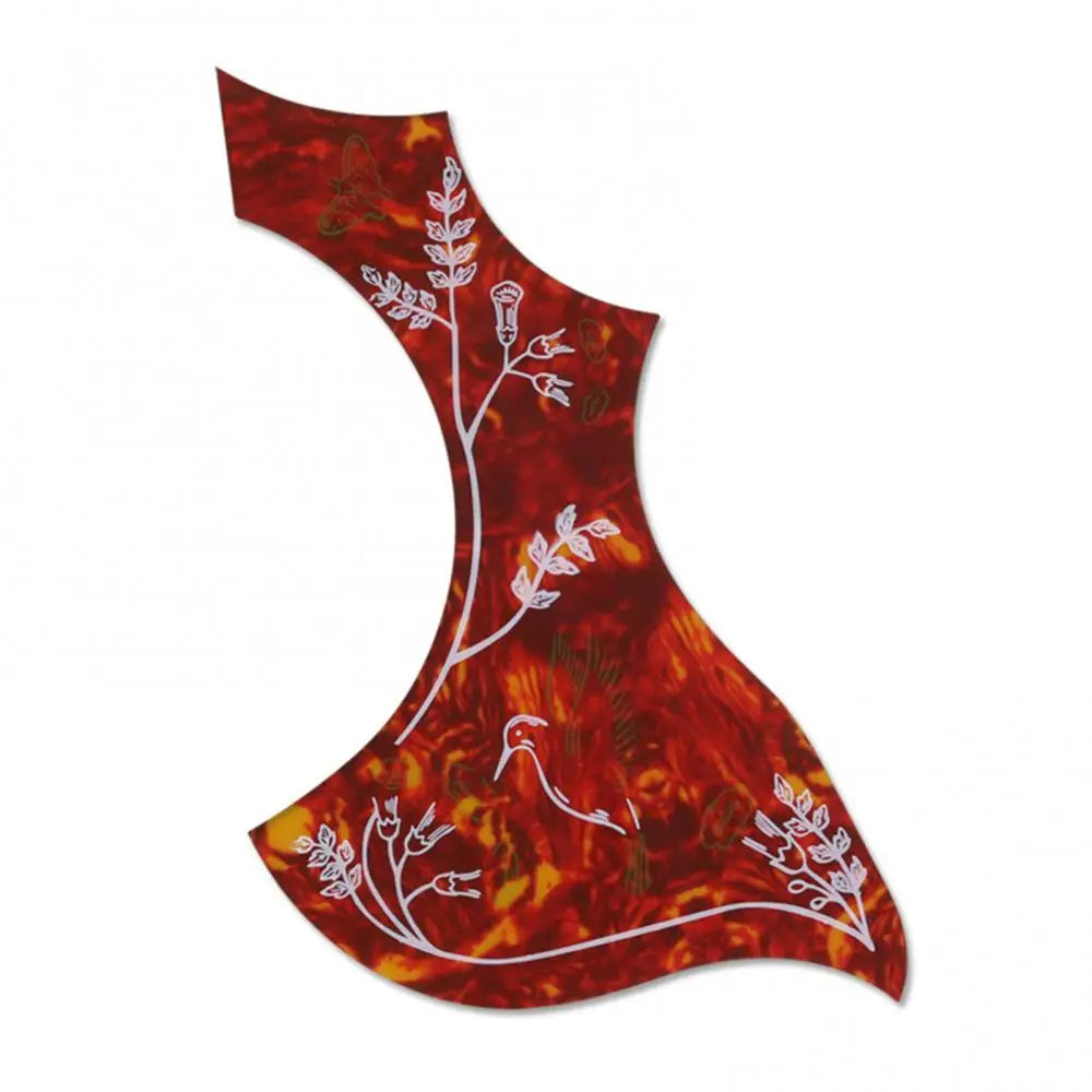 Acoustic Folk Guitar Pickguard Celluloid Pick Guard Board Sticker Accessories Self-Adhesive Pick Guard Sticker Guitar Accessory