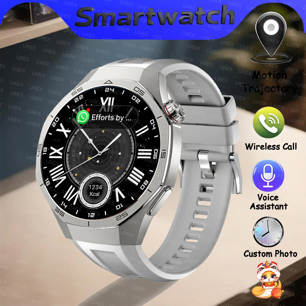 2025 New Surprise Gift Smartwatch Gentleman 1.53” HD Bluetooth Call Health Tracker Custom Photo Watches Smart Business Stripling