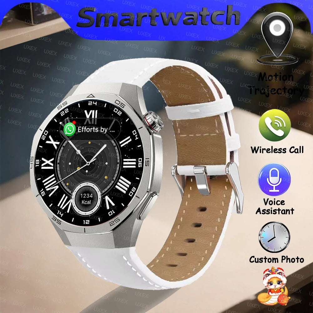 2025 New Surprise Gift Smartwatch Gentleman 1.53” HD Bluetooth Call Health Tracker Custom Photo Watches Smart Business Stripling
