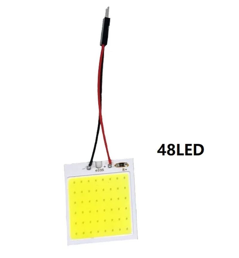 White T10 W5W Cob 24SMD 36SMD 48SMD BA9S Car Led Clearance License Plate Lamp Auto Interior Reading Bulb Trunk Festoon Light 12V