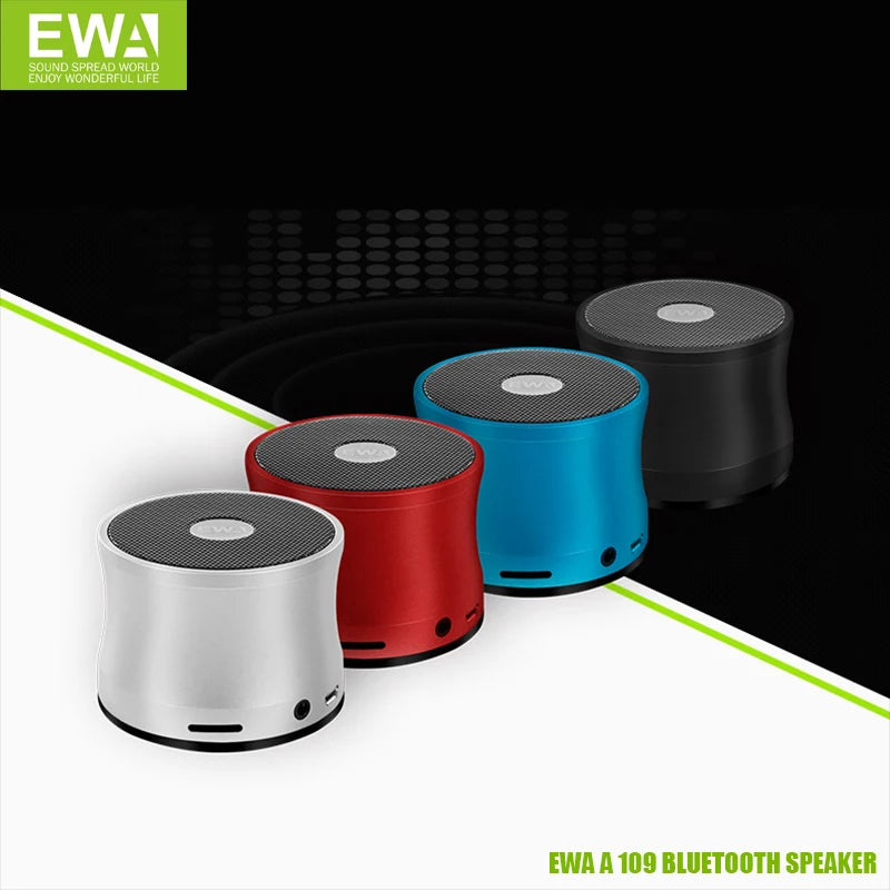 EWA A109 Wireless Bluetooth Speaker Portable HIFI Small Speaker for Phone Outdoor Sports Bluetooth Player Bluetooth MP3 Player