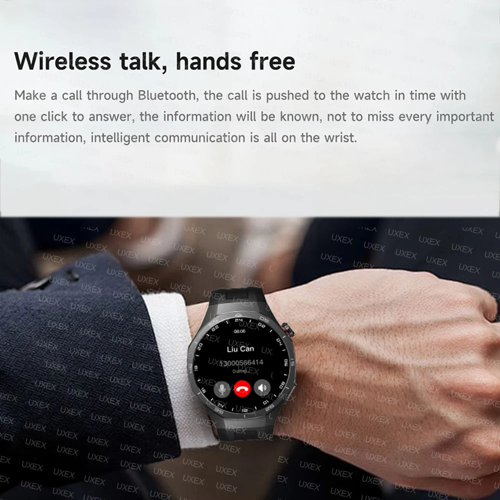 2025 New Surprise Gift Smartwatch Gentleman 1.53” HD Bluetooth Call Health Tracker Custom Photo Watches Smart Business Stripling