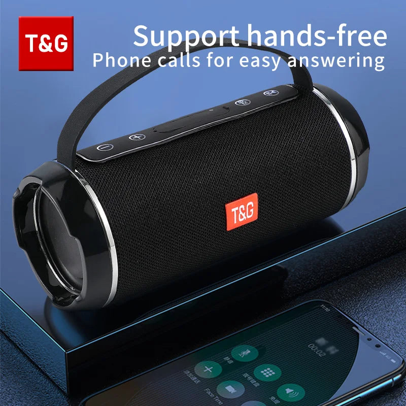 Bluetooth Speaker TG116C Wireless Powerful Portable Speakers Box Outdoor Speaker Subwoofer Music Center Boom Box with FM Radio