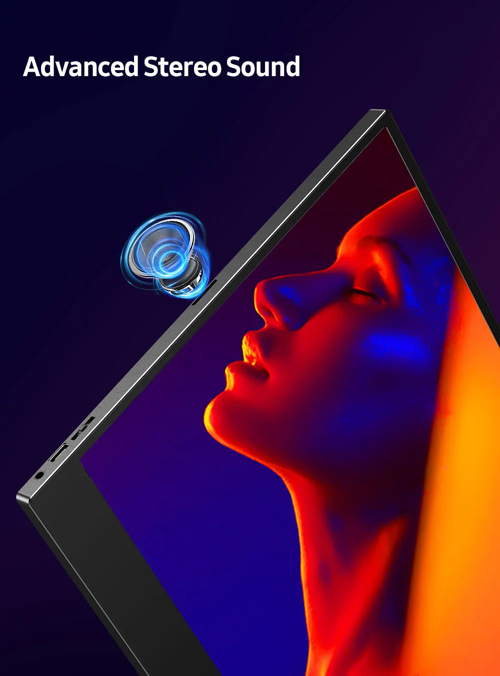 15.6 Inch Touchscreen Portable Monitor 1080P FHD IPS Gaming Display USB-C Screen with Hdr/Freesync/Speakers/Mini HDMI
