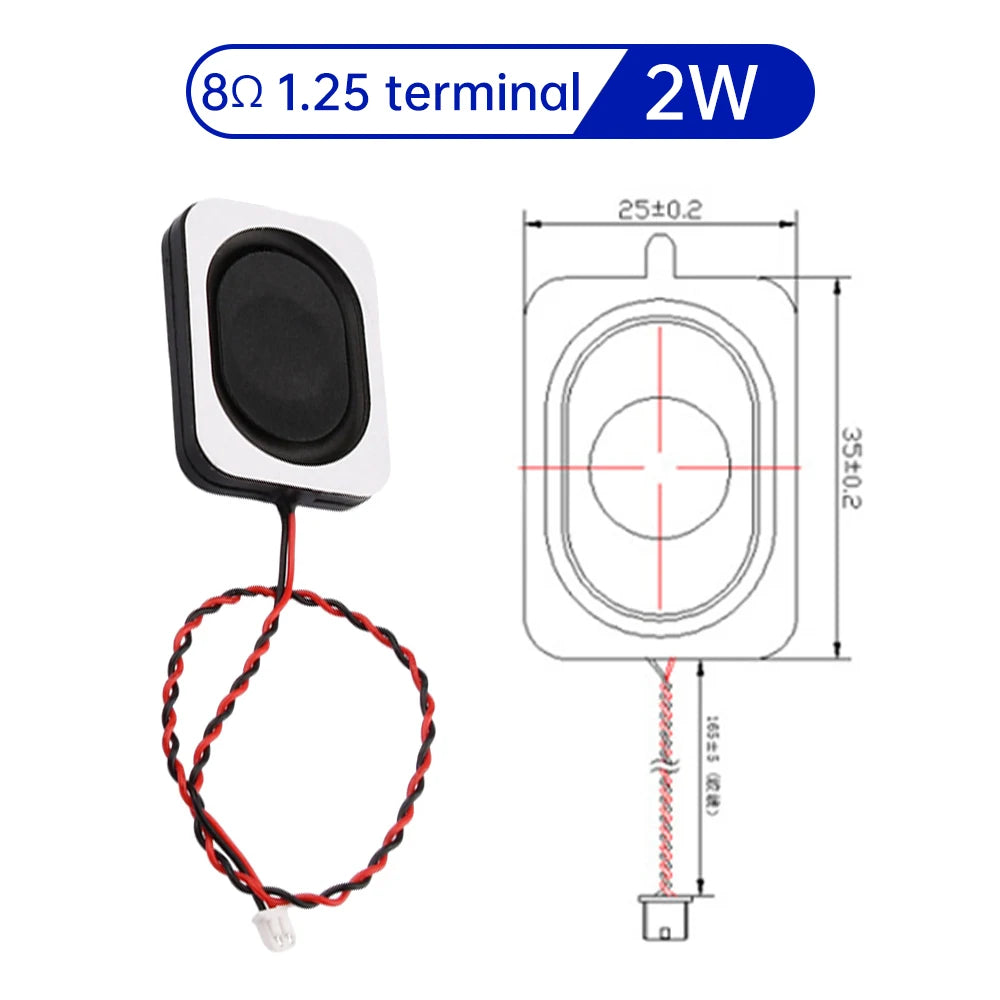 1PCS 2831/3128 Speaker 4 Ohm 3 Watt 4R 3W Full Range Cavity Sound Speaker HIFI Speaker Accessories 3525 4 Ohm Ultra-Thin Speaker