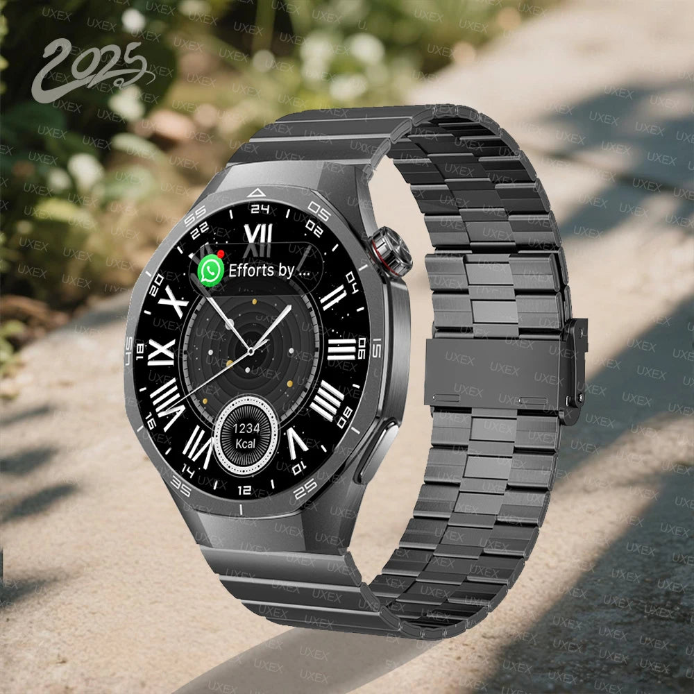 2025 New Surprise Gift Smartwatch Gentleman 1.53” HD Bluetooth Call Health Tracker Custom Photo Watches Smart Business Stripling