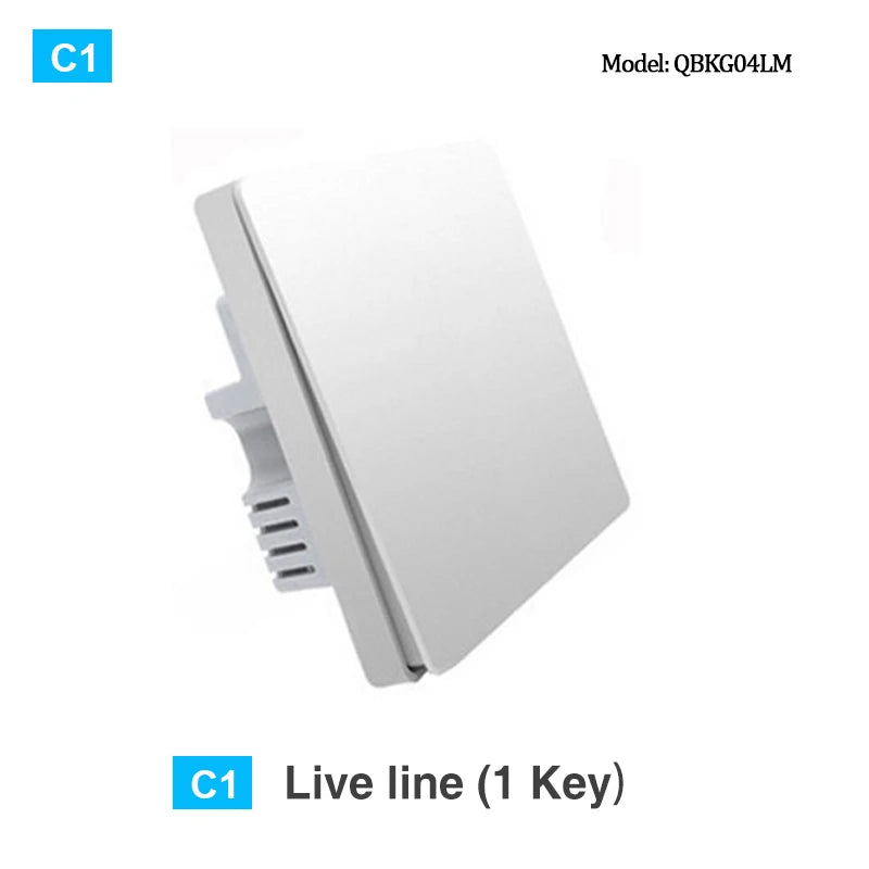 Wall Switch Zigbee Wireless Switch Key Smart Home Zero Line Fire Wire Light Switch Remote Control for Mijia Homekit