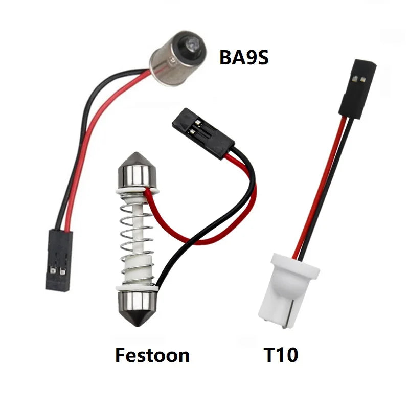 White T10 W5W Cob 24SMD 36SMD 48SMD BA9S Car Led Clearance License Plate Lamp Auto Interior Reading Bulb Trunk Festoon Light 12V
