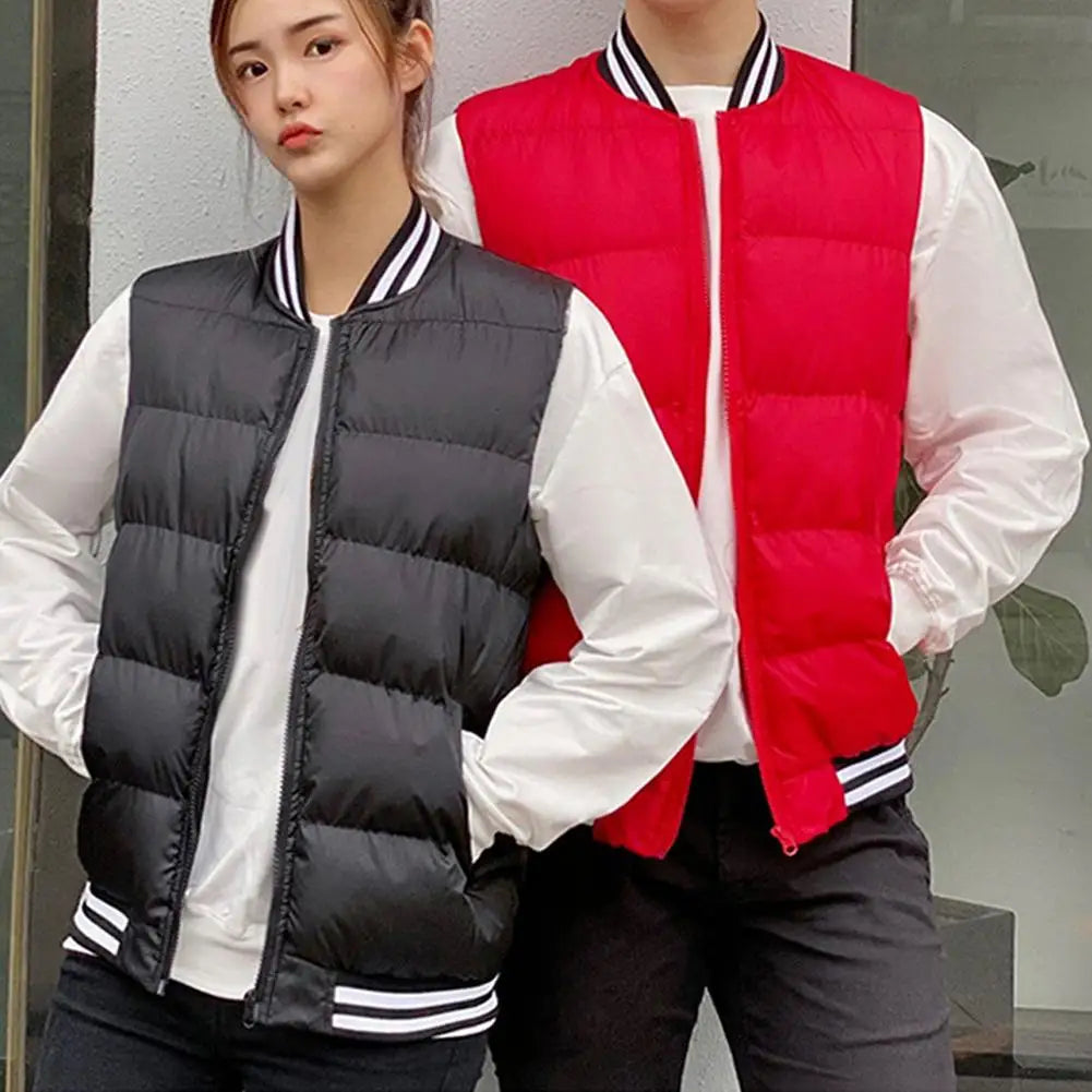 Clothing Smart Constant Temperature Men Women Can Wear USB Heating Cotton Clothing Solid Color Collar Heating Vest Warm Clothing