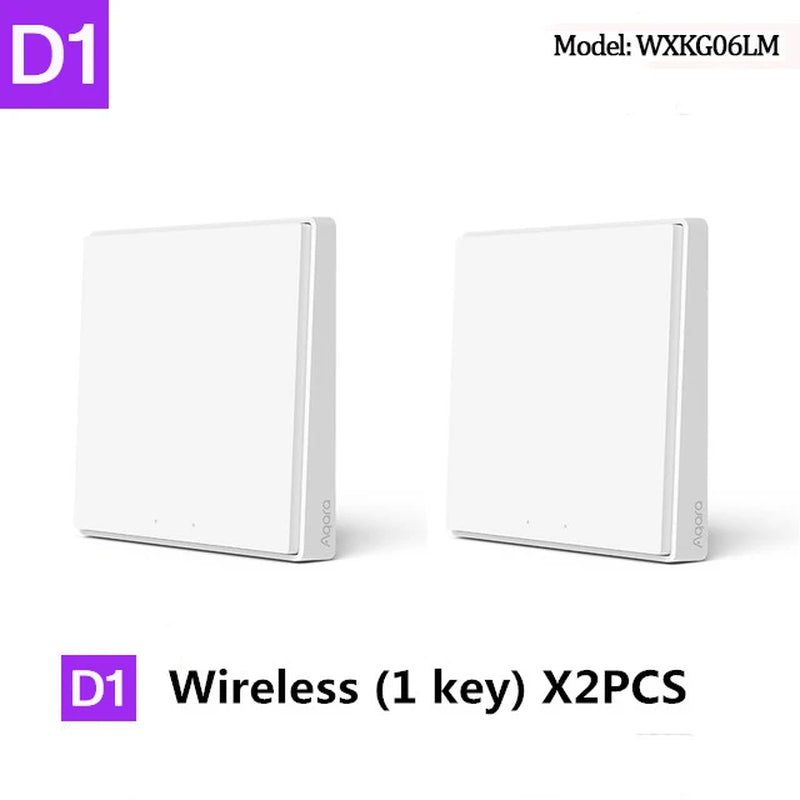 Wall Switch Zigbee Wireless Switch Key Smart Home Zero Line Fire Wire Light Switch Remote Control for Mijia Homekit