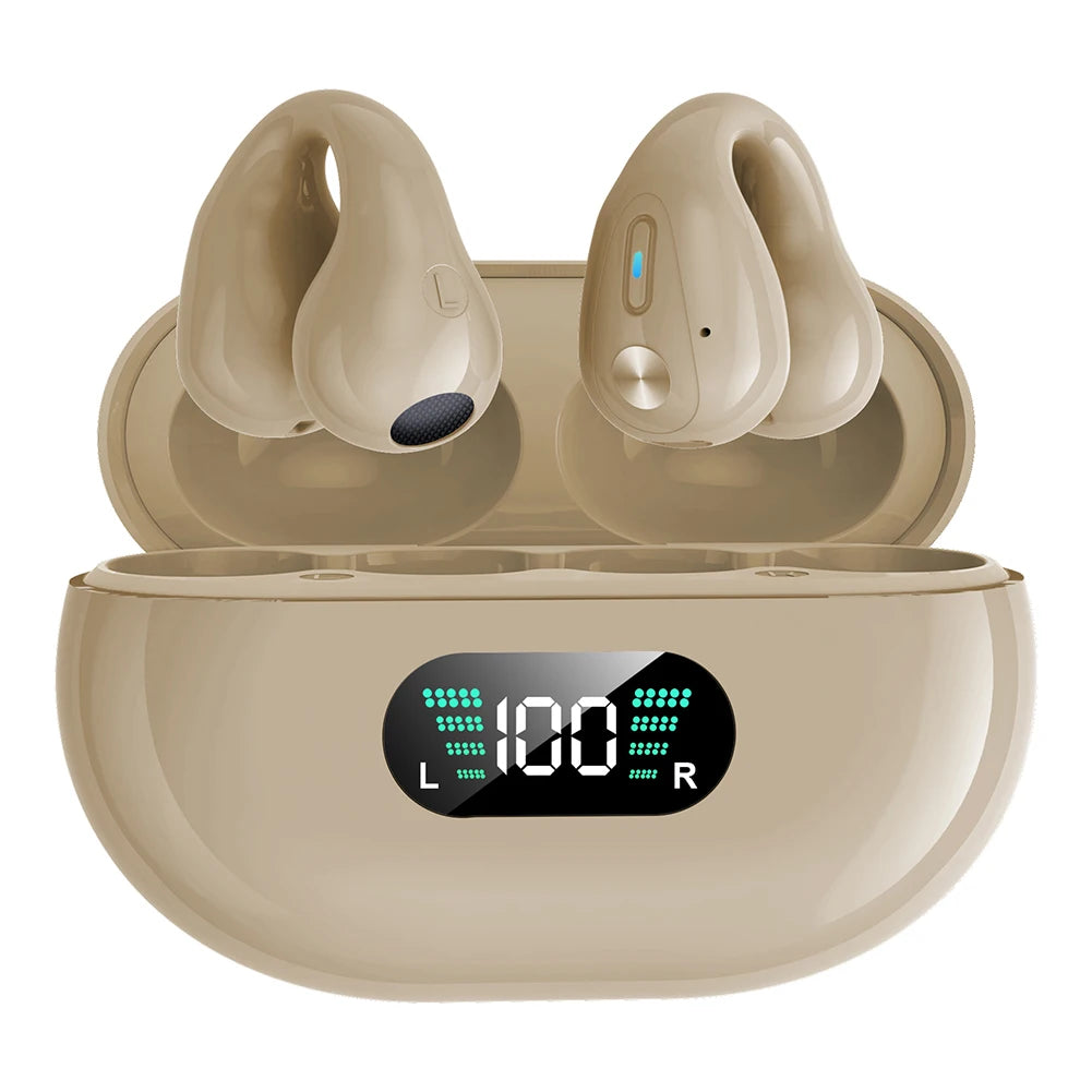 Real Time Language Translator Earbuds Open Ear AI Translation Earbuds BT5.3 Translation Pods Translator Earbuds for Android Ios