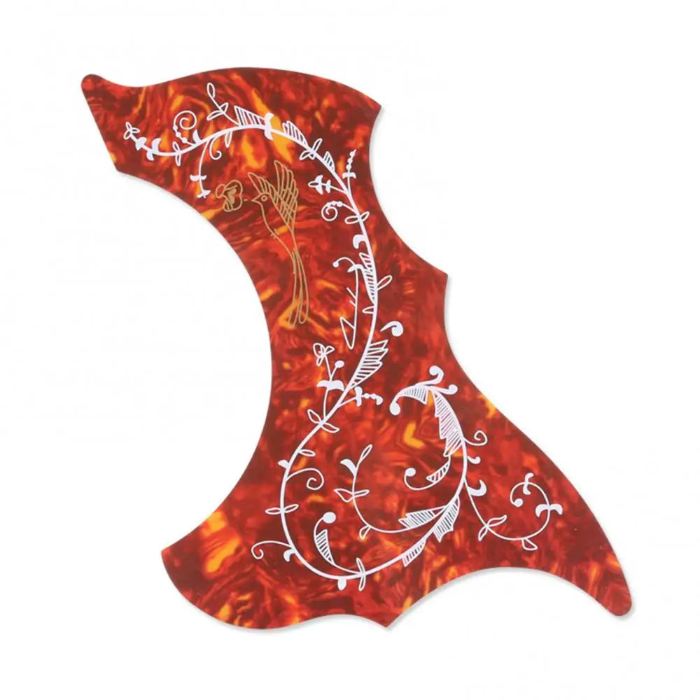 Acoustic Folk Guitar Pickguard Celluloid Pick Guard Board Sticker Accessories Self-Adhesive Pick Guard Sticker Guitar Accessory