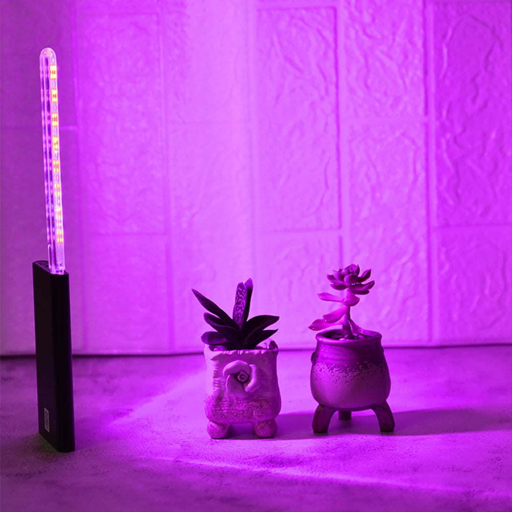 DC5V LED Plant Growing Lamp Bulb 21Leds USB Portable LED Grow Lights Full Spectrum LED Phyto Growth Light for Succulent Plant