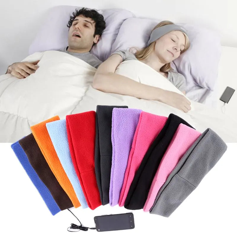Sleep Headphones Washable Anti-Noise Headset Sport Running Sleeping Earphones Bundle Music Headband for Iphone Samsung Xiaomi