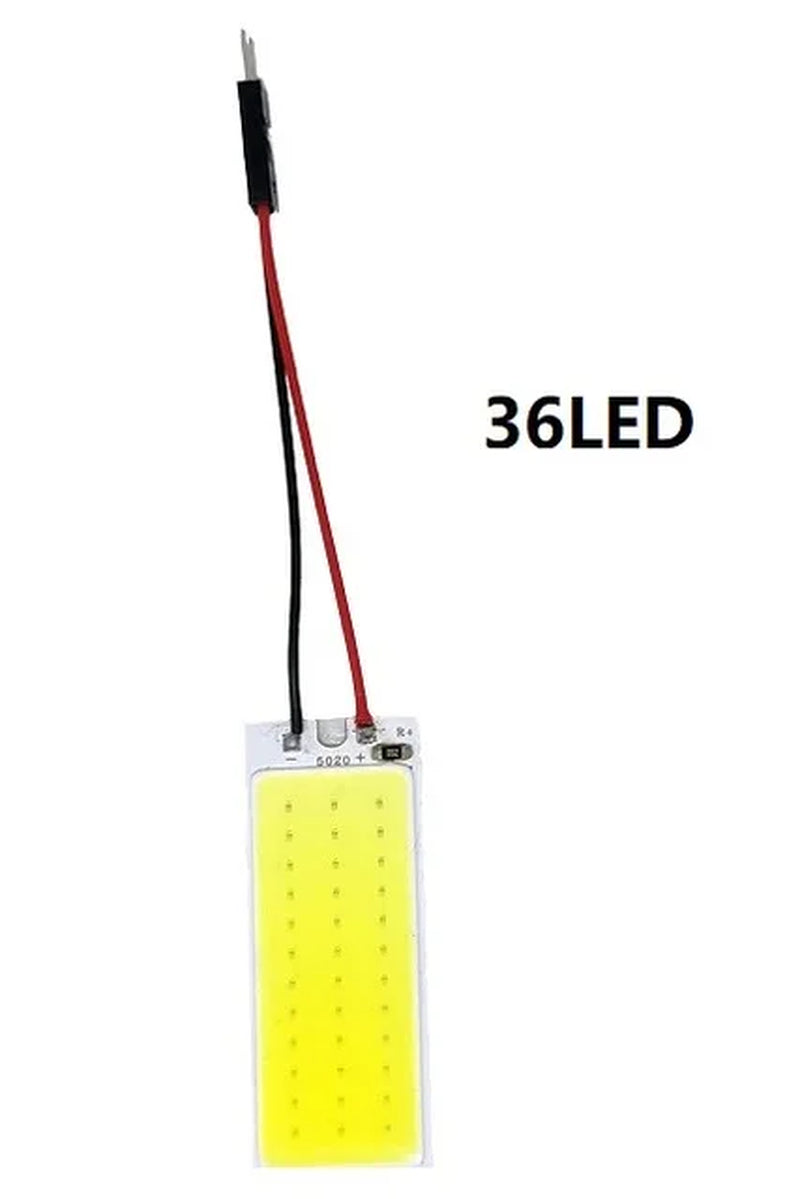 White T10 W5W Cob 24SMD 36SMD 48SMD BA9S Car Led Clearance License Plate Lamp Auto Interior Reading Bulb Trunk Festoon Light 12V