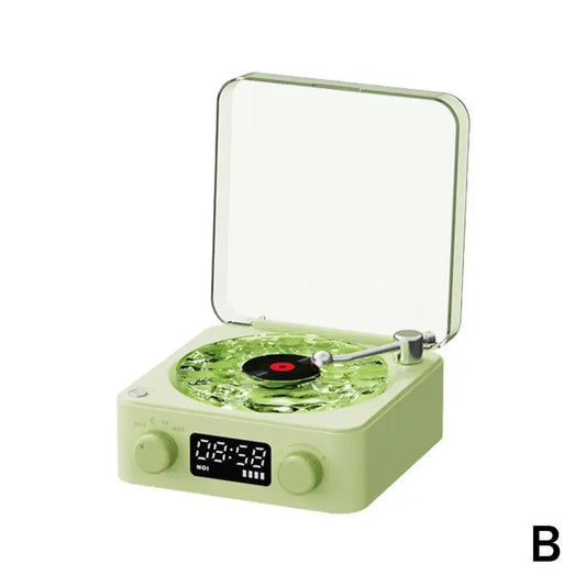 Vinyl Record Player Wireless Retro Sleep Aid Speakers Music Center White Noise W Bluetooth Light Sound Speaker Surroun M9H9