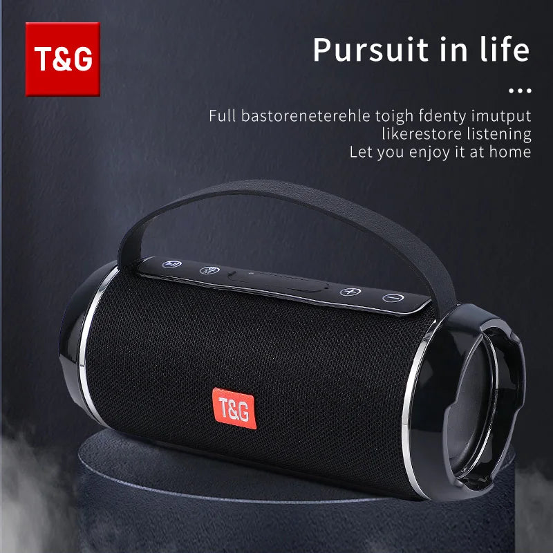 Bluetooth Speaker TG116C Wireless Powerful Portable Speakers Box Outdoor Speaker Subwoofer Music Center Boom Box with FM Radio