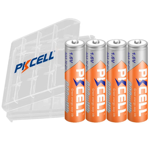 4/8/12PC  900Mwh AAA Battery 1.6V Ni-Zn AAA Rechargeable Batteries and AA/AAA Battery Box for Camera Toys Flashlight