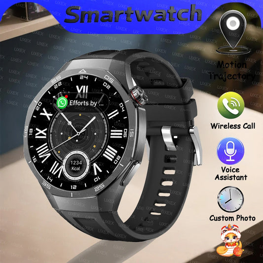 2025 New Surprise Gift Smartwatch Gentleman 1.53” HD Bluetooth Call Health Tracker Custom Photo Watches Smart Business Stripling