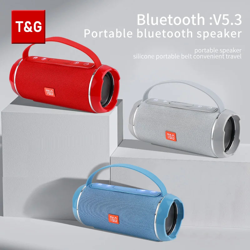Bluetooth Speaker TG116C Wireless Powerful Portable Speakers Box Outdoor Speaker Subwoofer Music Center Boom Box with FM Radio
