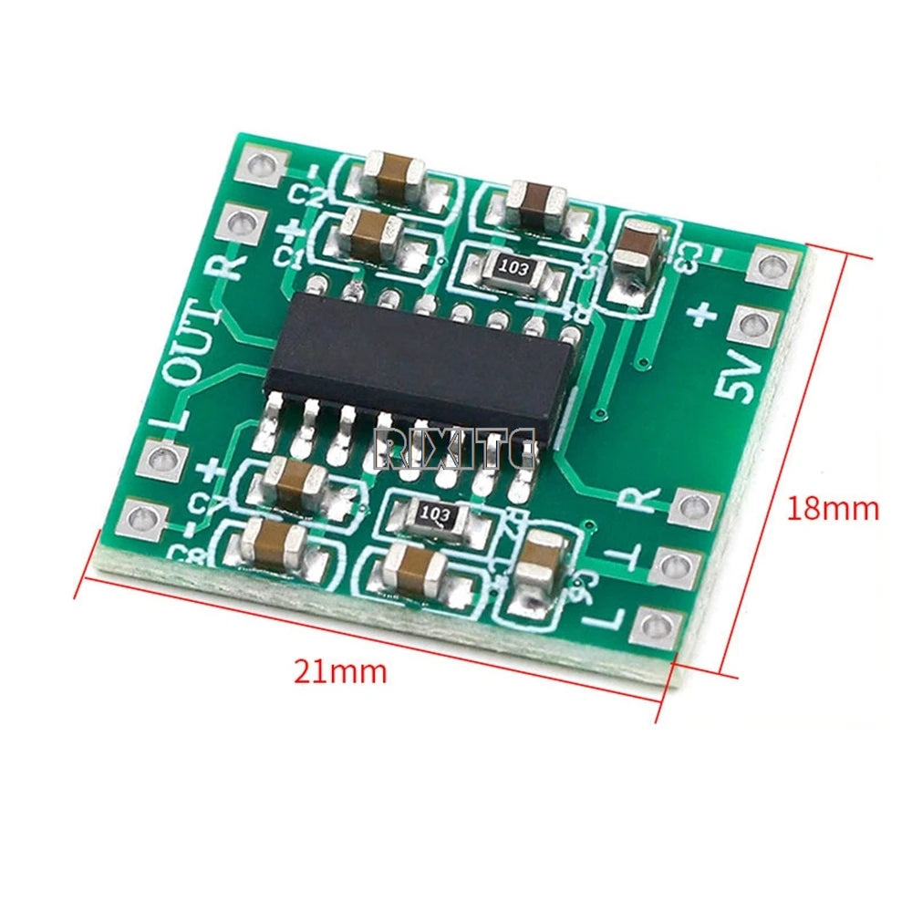 1/2/5/10PCS PAM8403 Audio 2X3W Mini Digital Power Amplifier Board for Class D Stereo Audio Amplifier Module 5V Power